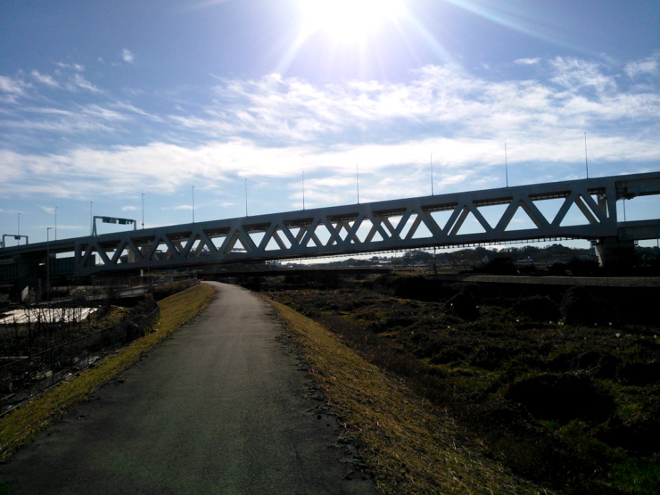 Okuma-river truss bridge 04