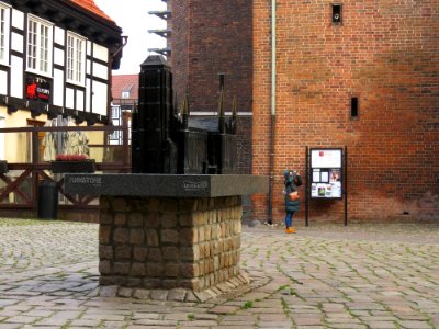 Gdańsk bazylika Mariacka model