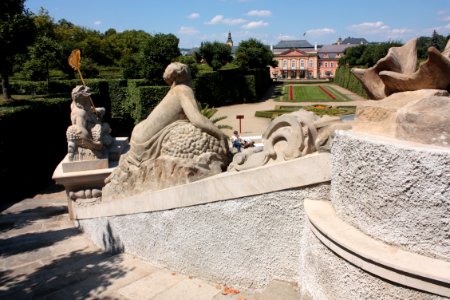 French garden (Dobříš) 1752