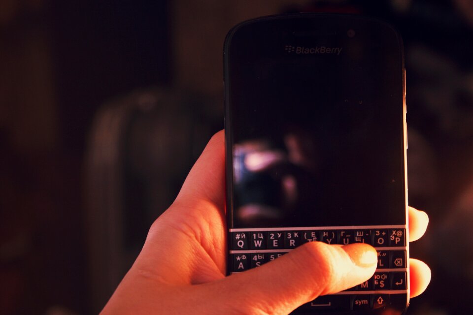 Technology business texting