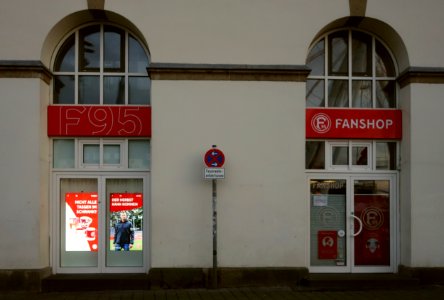 Fanshop Fortuna 95, Düsseldorf Januar 2021
