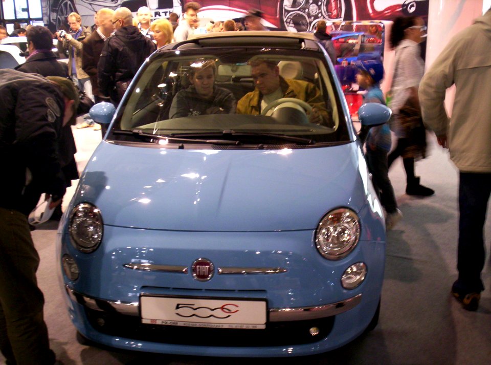 Fiat 500C front Poznan 2011
