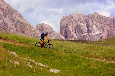 Dolomites mountain trail