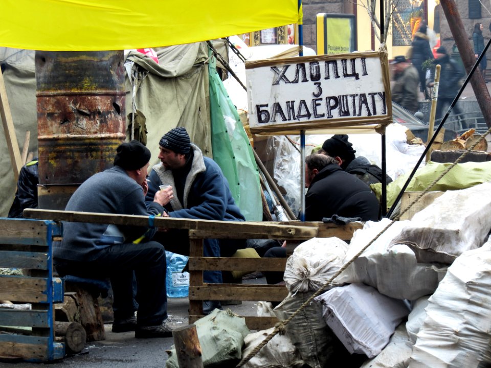 Euromaidan in Kiev. Banderstadt
