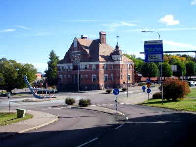 Oskarshamn station roundabout