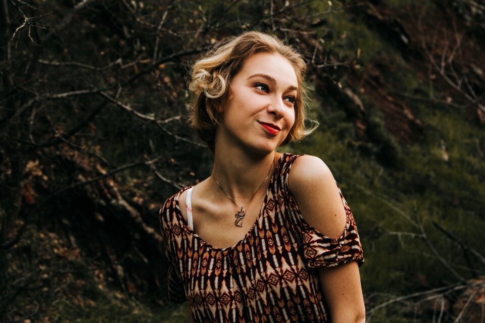 Female beauty model