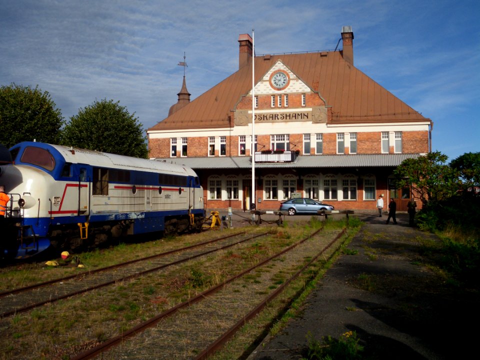 Oskarshamn station track