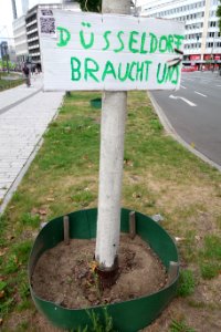 Extinction Rebellion, Düsseldorf braucht uns. Düsseldorf, 22. August 2020
