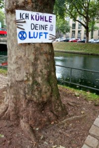 Extinction Rebellion, Ich kühle deine Luft. Düsseldorf, 20. August 2020
