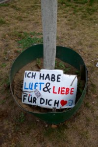 Extinction Rebellion, Ich habe Luft & Liebe für dich. Düsseldorf, 22. August 2020