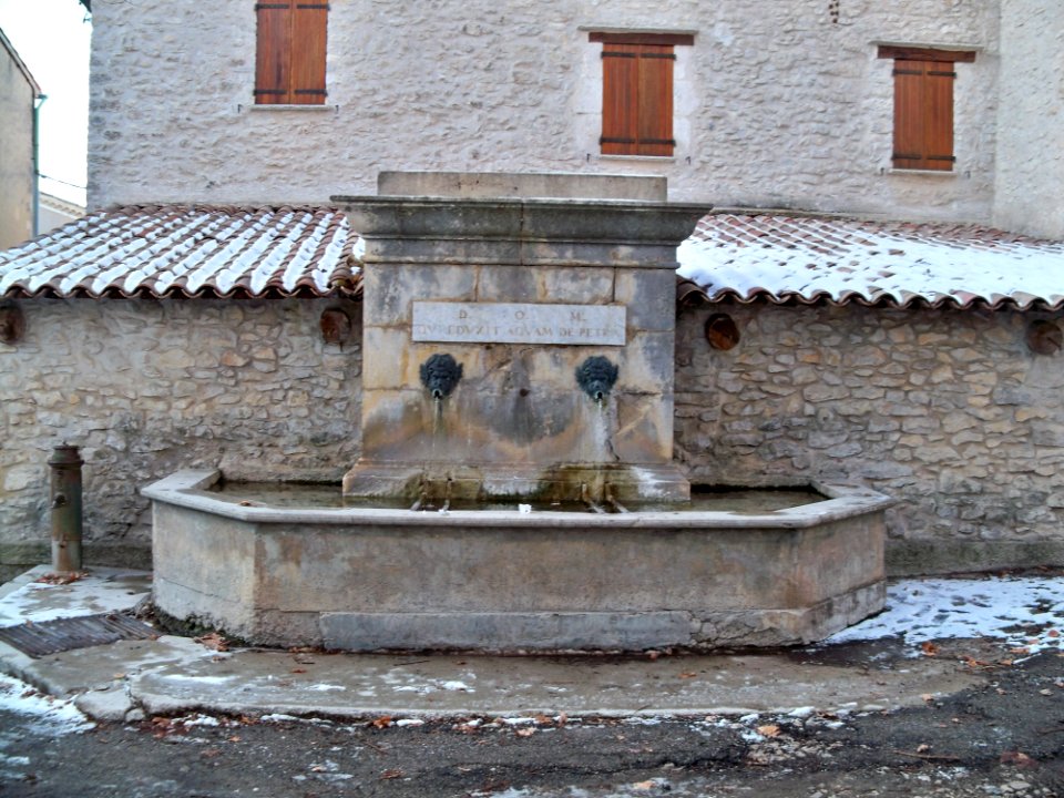Fontaine Revest du Bion