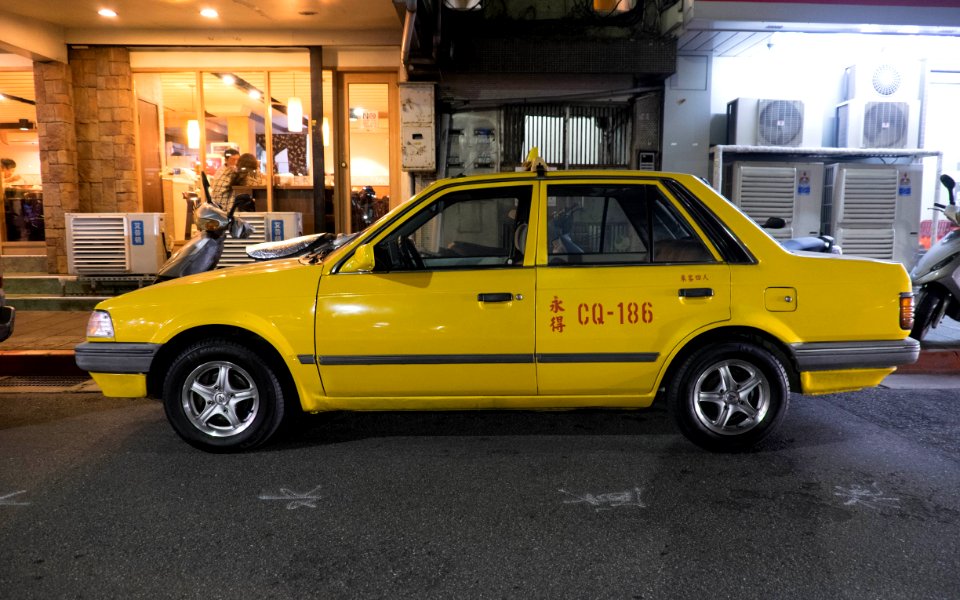 Ford Laser (KE) Parked at Lane 11, Xindong Street Left Side View 20141224