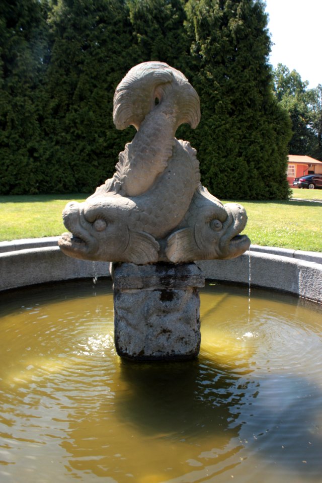 French garden (Dobříš) 1863