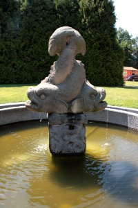 French garden (Dobříš) 1863