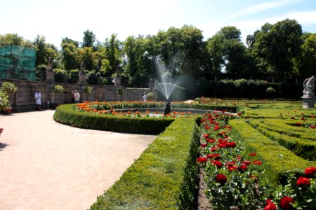 French garden (Dobříš) 1847