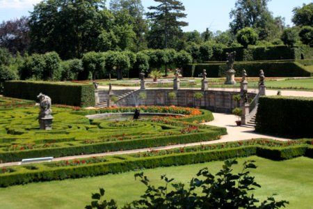 French garden (Dobříš)1666