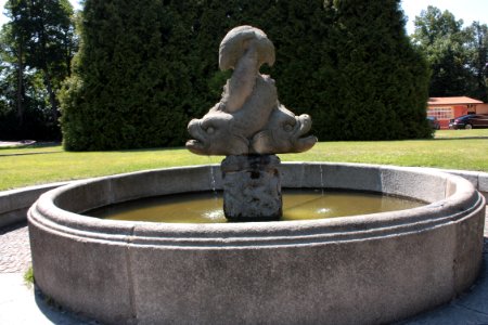 French garden (Dobříš) 1868