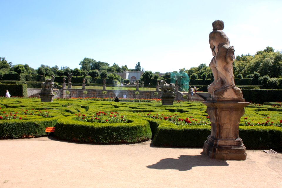 French garden (Dobříš) 1853