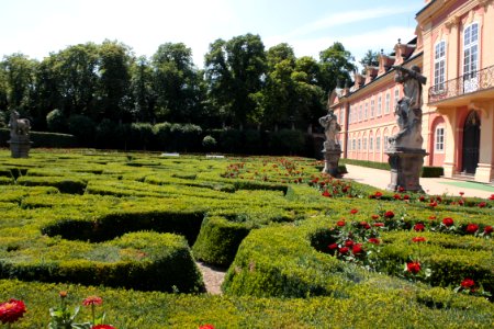 French garden (Dobříš) 1851