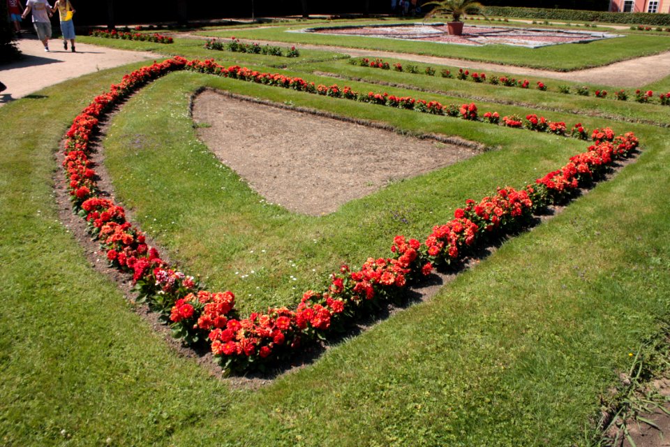 French garden (Dobříš) 1858