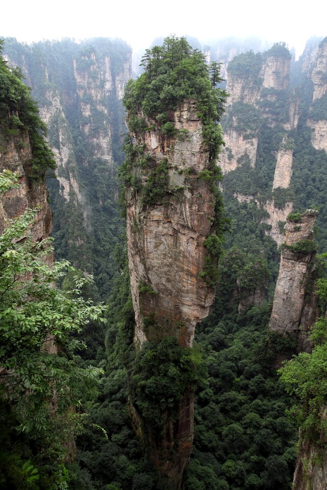 Quartz sandstone peak woodland landscape pillar of the south heaven hallelujah