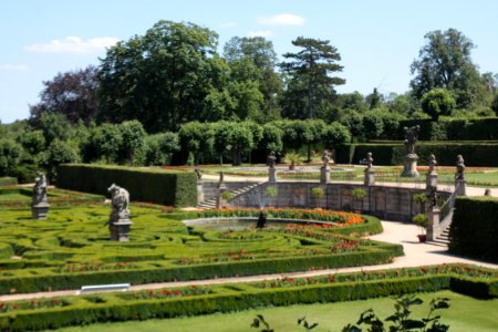 French garden (Dobříš) 1667