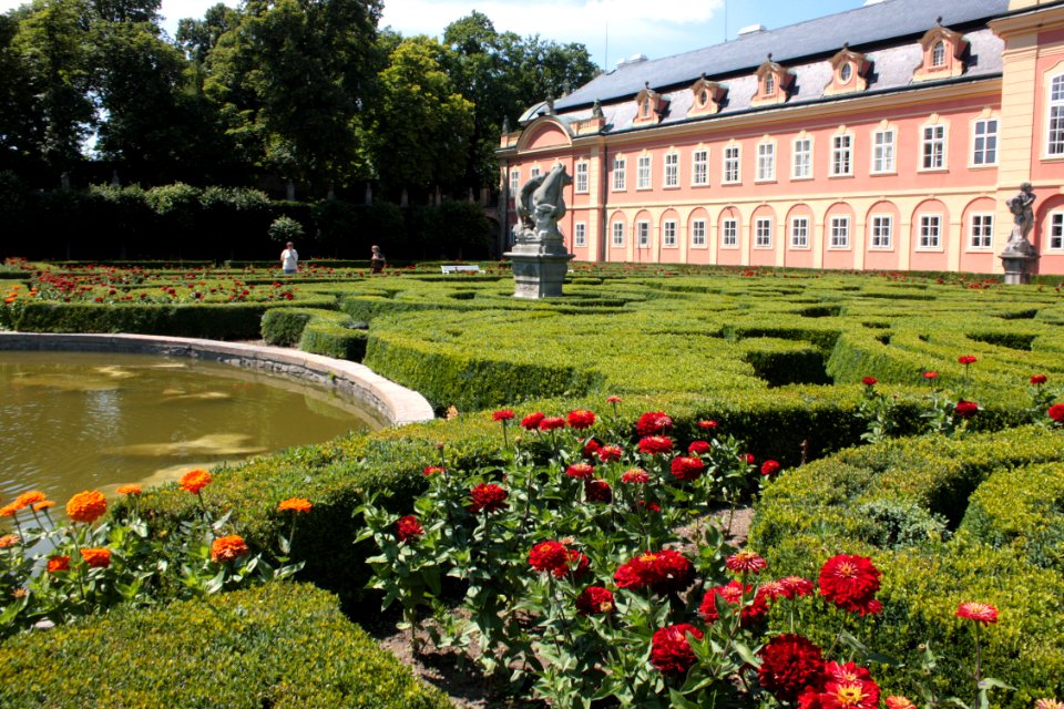 French garden (Dobříš)1844
