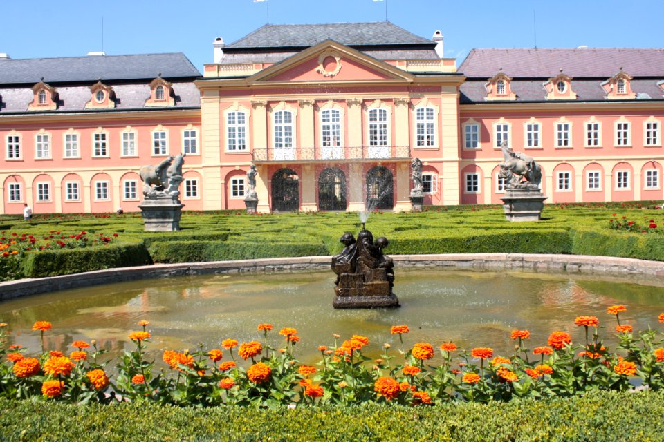 French garden (Dobříš) 1841