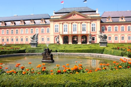 French garden (Dobříš) 1842