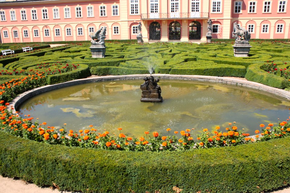 French garden (Dobříš) 1827
