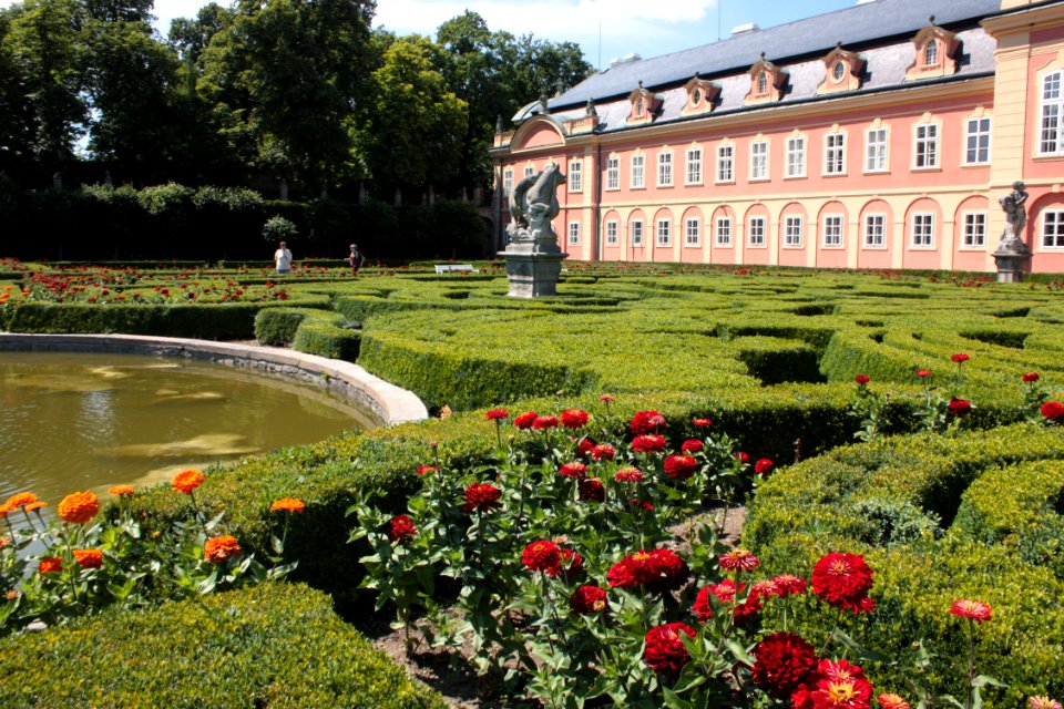 French garden (Dobříš)1845