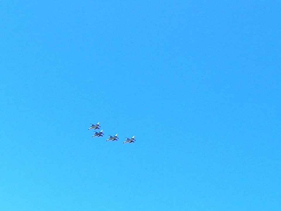Four ROCAF F-CK-1As Flying over Chih Hang Air Force Base 20130601