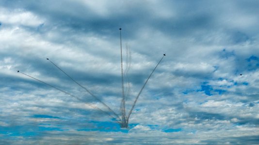 Five Thundertigers AT-3s Fire Bombing in Hsinchu AFB 20151121c