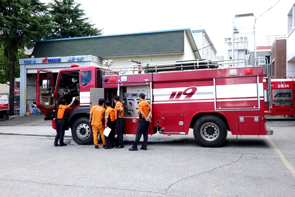Fire Engine of Gangneung Fire Station