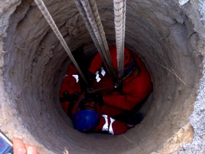 Firefighting maneuver in Nishapur; a symbolic saving from a well 03