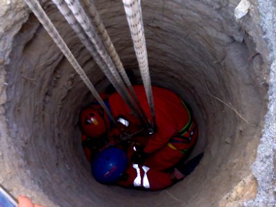 Firefighting maneuver in Nishapur; a symbolic saving from a well 02