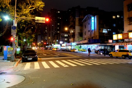 Guangfu North Road in Night 20141218a photo