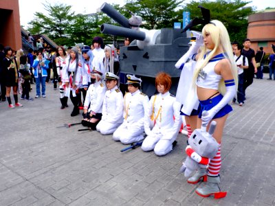 Group Portrait of Fleet Girls and Admirals, Kantai Collection at PF23 20151025