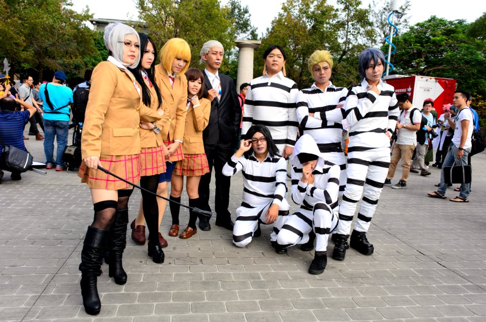 Group Portrait of Prison School Cosplayers at PF23 20151025a