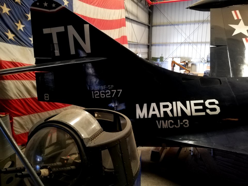 Grumman F9F-5P - F9F-5KD - DF-9E Panther ‘FU-834’ (8 - Marines - VMCJ-3 - TN) (28924740352)