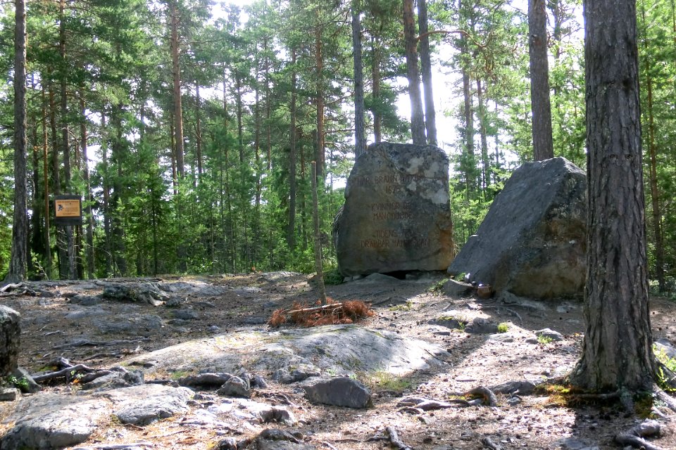 Häxberget, minnesstenen