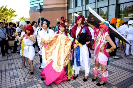 Group Portrait of Magi The Labyrinth of Magic Cosplayers in FF24 20140727