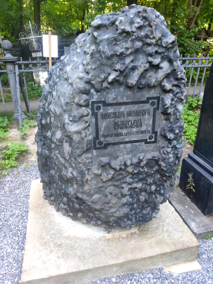 Grave of Aleksandr Afanasyev 1