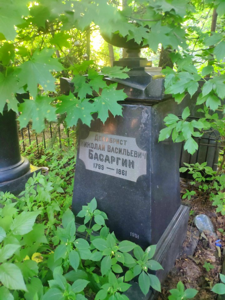 Grave of Nicolas Basargin 1