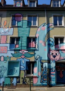 Graffiti Düsseldorf Ritterstraße - Eiskellerberg - Eiskellerstraße, April 2020 (07)