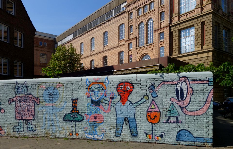 Graffiti Düsseldorf Ritterstraße - Eiskellerberg - Eiskellerstraße, April 2020 (11)
