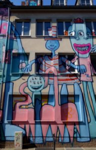 Graffiti Düsseldorf Ritterstraße - Eiskellerberg - Eiskellerstraße, April 2020 (03)
