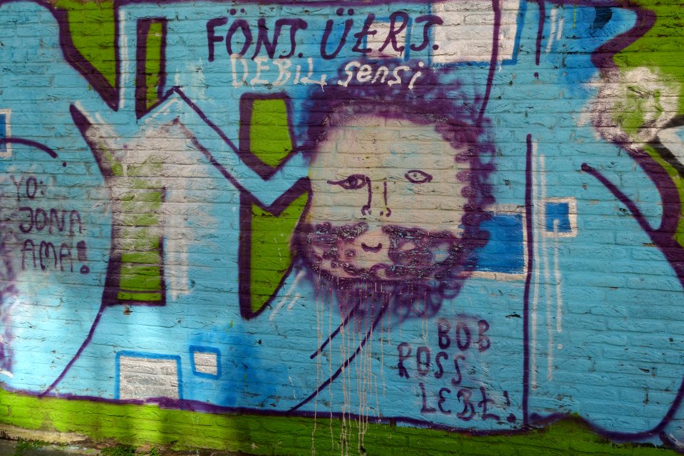 Graffiti Düsseldorf Ritterstraße - Eiskellerberg - Eiskellerstraße, April 2020 (17)