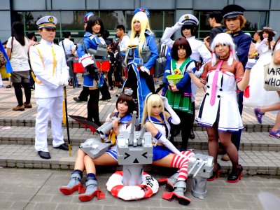 Group Portrait of Kantai Collection Cosplayers at CWT40 20150809
