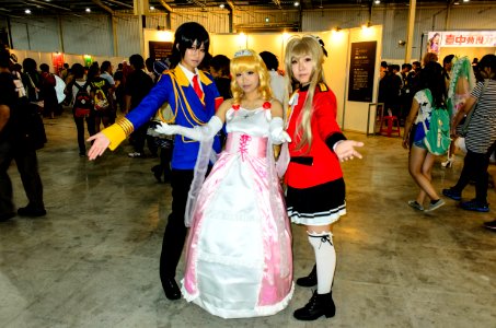Group Portrait of Amagi Brilliant Park Cosplayers at 2015FFTC 20150801